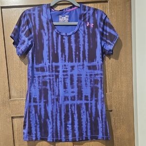 Under Armour Purple and Pink Short Sleeve Graphic Tee